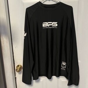 Black Long Sleeve Men's surf long sleeve rash guard size xxl